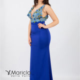 Abito con ricamo ANT9606FY ROYAL ANTILLE ELEGANCE