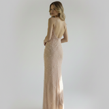 abito con perline e swarovsky ANT92940A NUDE ANTILLE ELEGANCE 