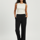 pantalone fluido palazzo CF17751 NERO CARLA FERRONI 