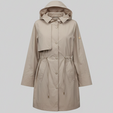 Parka Leggero con Cappuccio LIN11 BEIGE LINDAS 