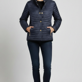 Piumino Light con Texture Diamante ADELE BLU MARICLA 