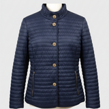 Piumino Light con Texture Diamante ADELE BLU MARICLA 