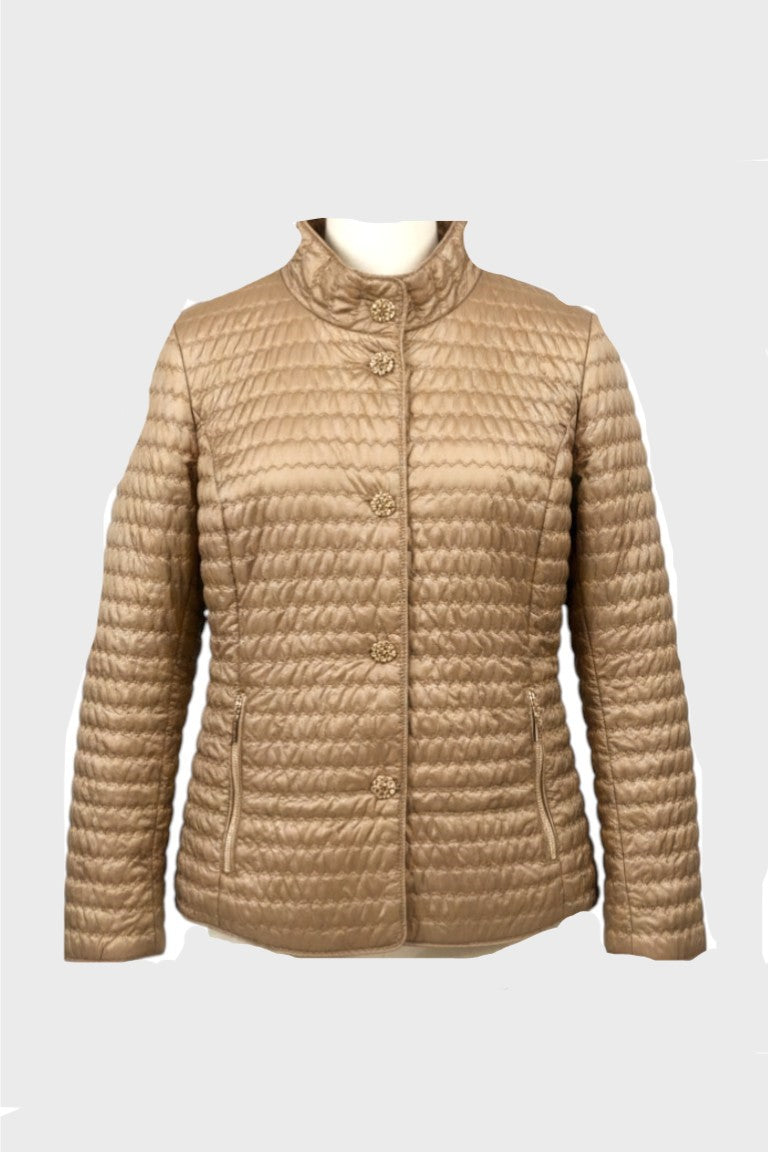Piumino Light con Texture Diamante ADELE TABACCO MARICLA 