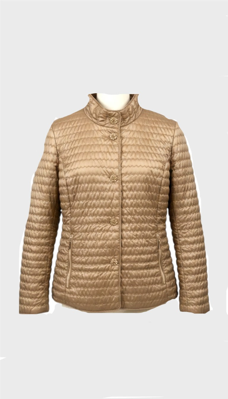 Piumino Light con Texture Diamante ADELE TABACCO MARICLA 