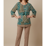 Completo pantalone casacca fantasia AICA TABACCO MARICLA 