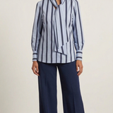camicia rigata DB10871 CELESTE MARICLA 