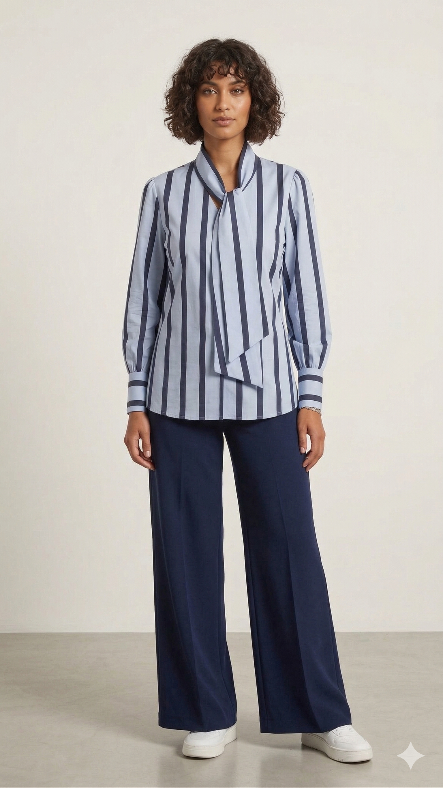 camicia rigata DB10871 CELESTE MARICLA 