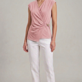canotta scollo sceso DB10902 ROSA MARICLA 