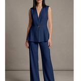 Completo gilet e pantalone DORIANA BLU MARICLA 