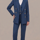 Tailleur Pantalone Gessato Doppiopetto EC14502 DENIM MARICLA 