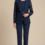 tailluer macramè 3 pezzi ELISABETTA BLU MARICLA 