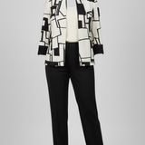 Completo Coordinato "Urban Graphic"  Blazer & Pantalone GIOIELLO NERO MARICLA 