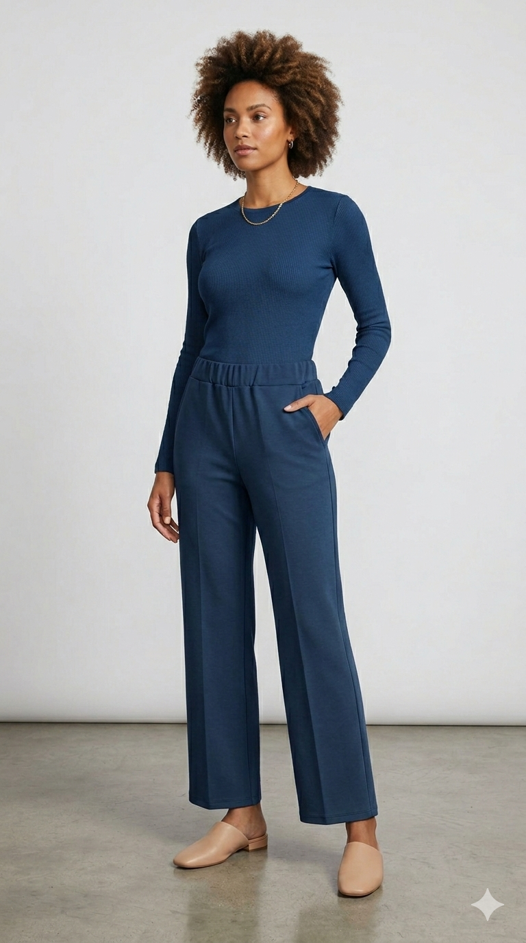 pantalone tasca america GR1910 BLU MARICLA 