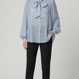 camicia rigata devorè LIB26294 POLVERE MARICLA 