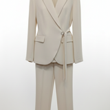 tailleur con giacca incrocio LIBERTY BURRO MARICLA 