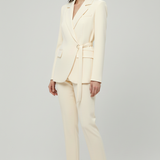 tailleur con giacca incrocio LIBERTY BURRO MARICLA 