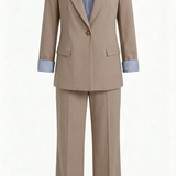 Completo con interno giacca a righe NARCISO CREMA MARICLA 