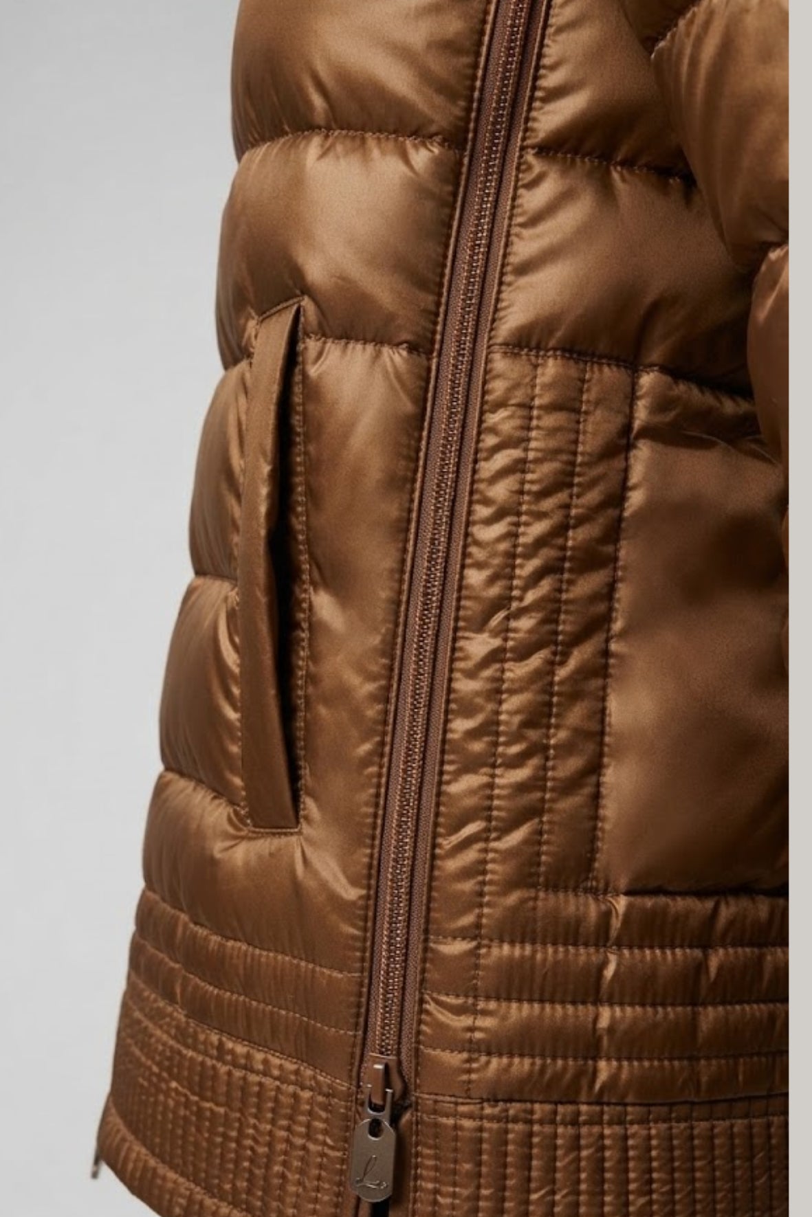 piumino doppia lunghezza con zip LIN3536 MIELE LINDAS 