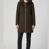 Giaccone panno e piumino LIN3553 MORO LINDAS 
