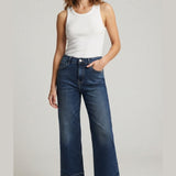 Pantalone jeans finto piegone LIN604 BLU LINDAS 