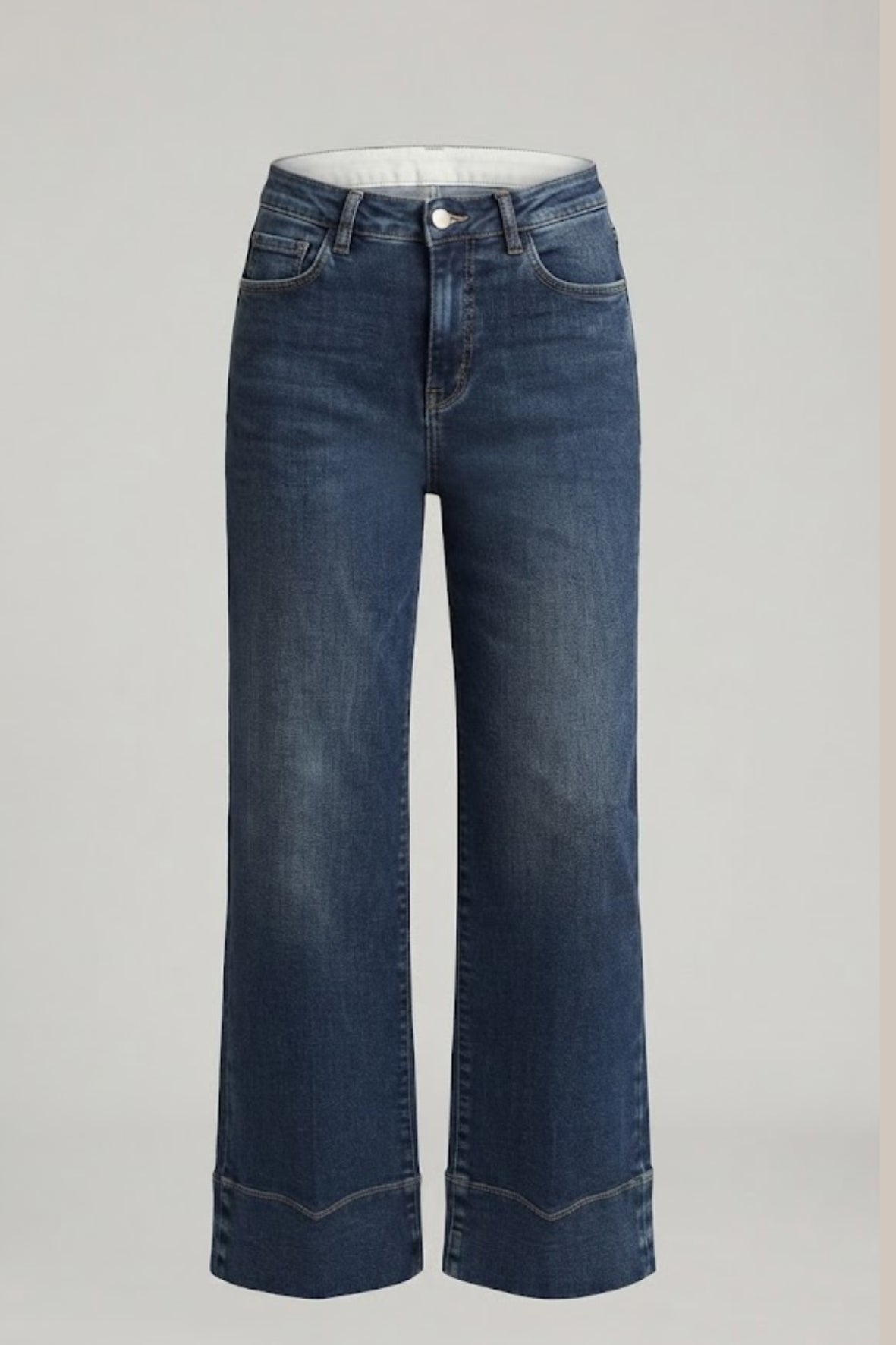 Pantalone jeans finto piegone LIN604 BLU LINDAS 