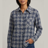 camicia quadroni LIN649 BLU LINDAS 