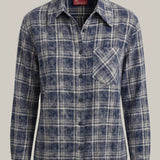 camicia quadroni LIN649 BLU LINDAS 