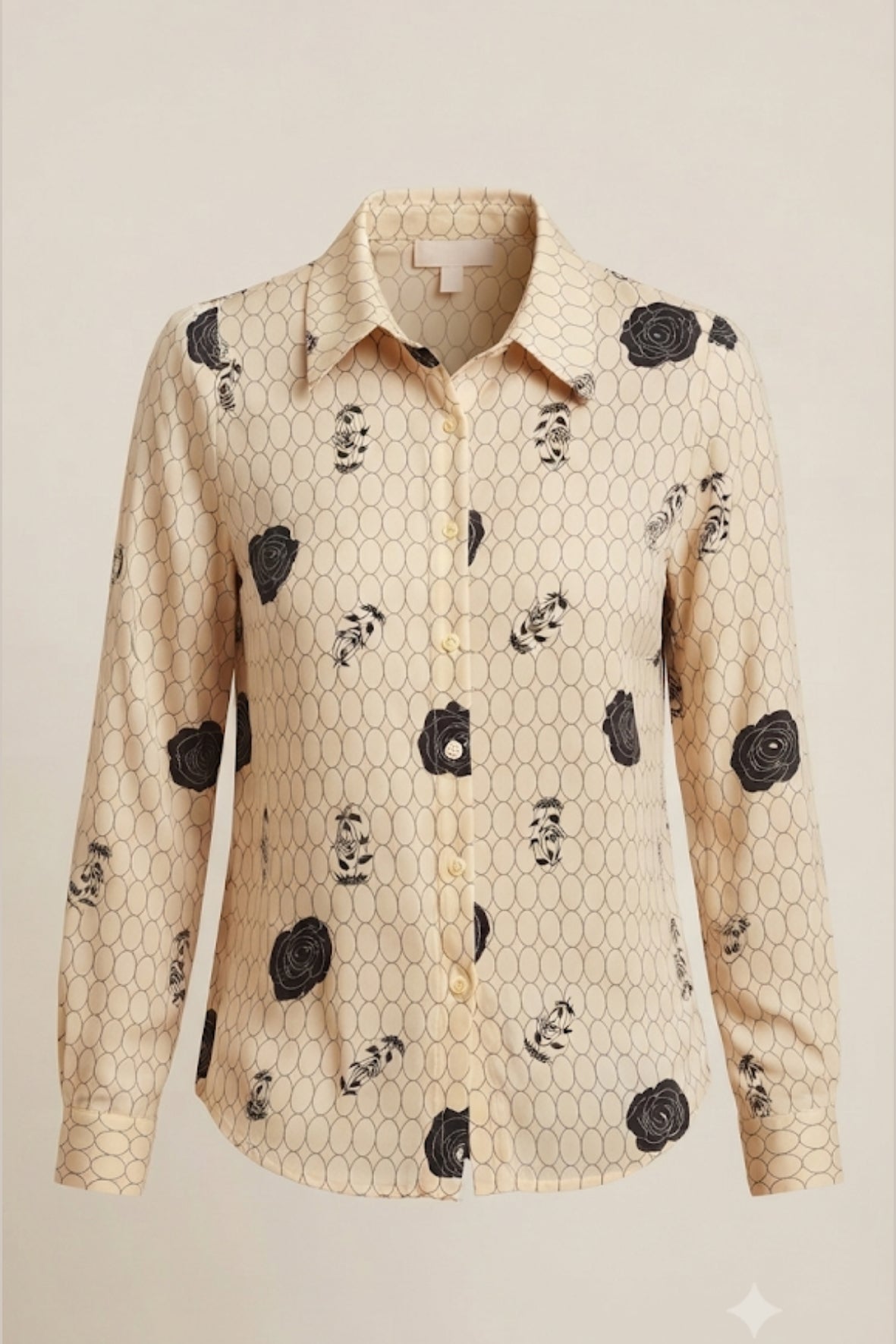 Camicia fantasia geometrica LIN650 BURRO LINDAS 