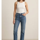 Pantalone jeans palazzo sabbiato LIN670 DENIM LINDAS 
