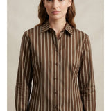 camicia righe LIN693 MORO LINDAS 