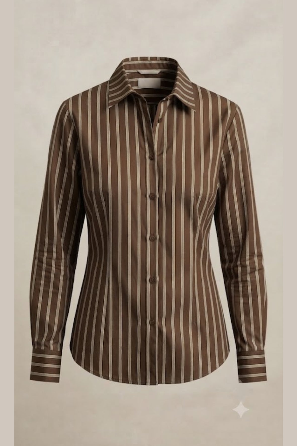 camicia righe LIN693 MORO LINDAS 