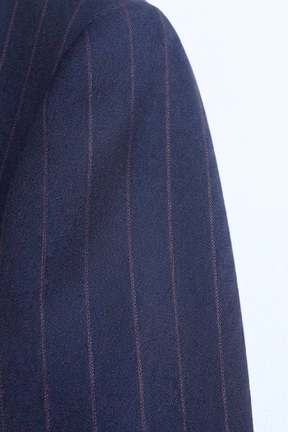 Tailleur 3 pezzi gessato AD00749 BLU MARICLA 