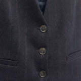 Tailleur 3 pezzi gessato AD00749 NERO MARICLA 