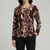 maglia fantasia CARS03600 VINO MARICLA 