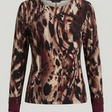 maglia fantasia CARS03600 VINO MARICLA 