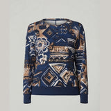 maglia fantasia CB03677 BLU MARICLA 