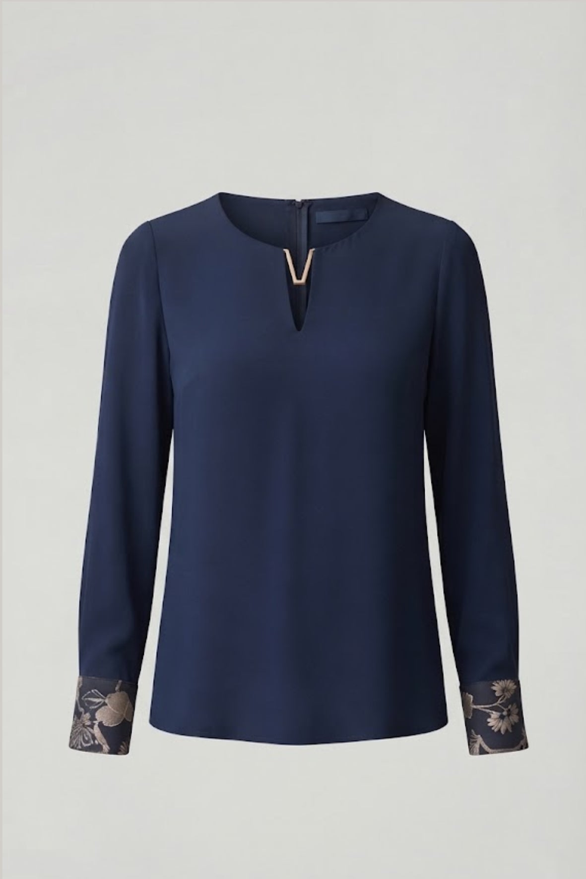 maglia manica fantasia CB03747 BLU MARICLA 