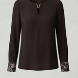 maglia manica fantasia CB03747 MORO MARICLA 