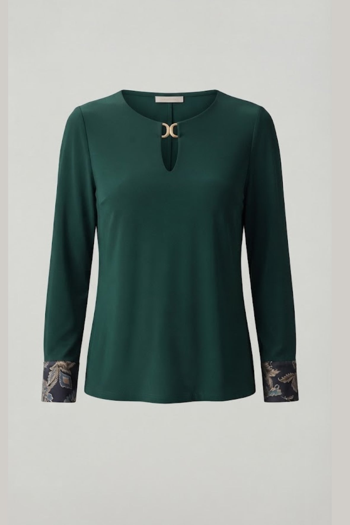 maglia manica fantasia CB03747 VERDE MARICLA 