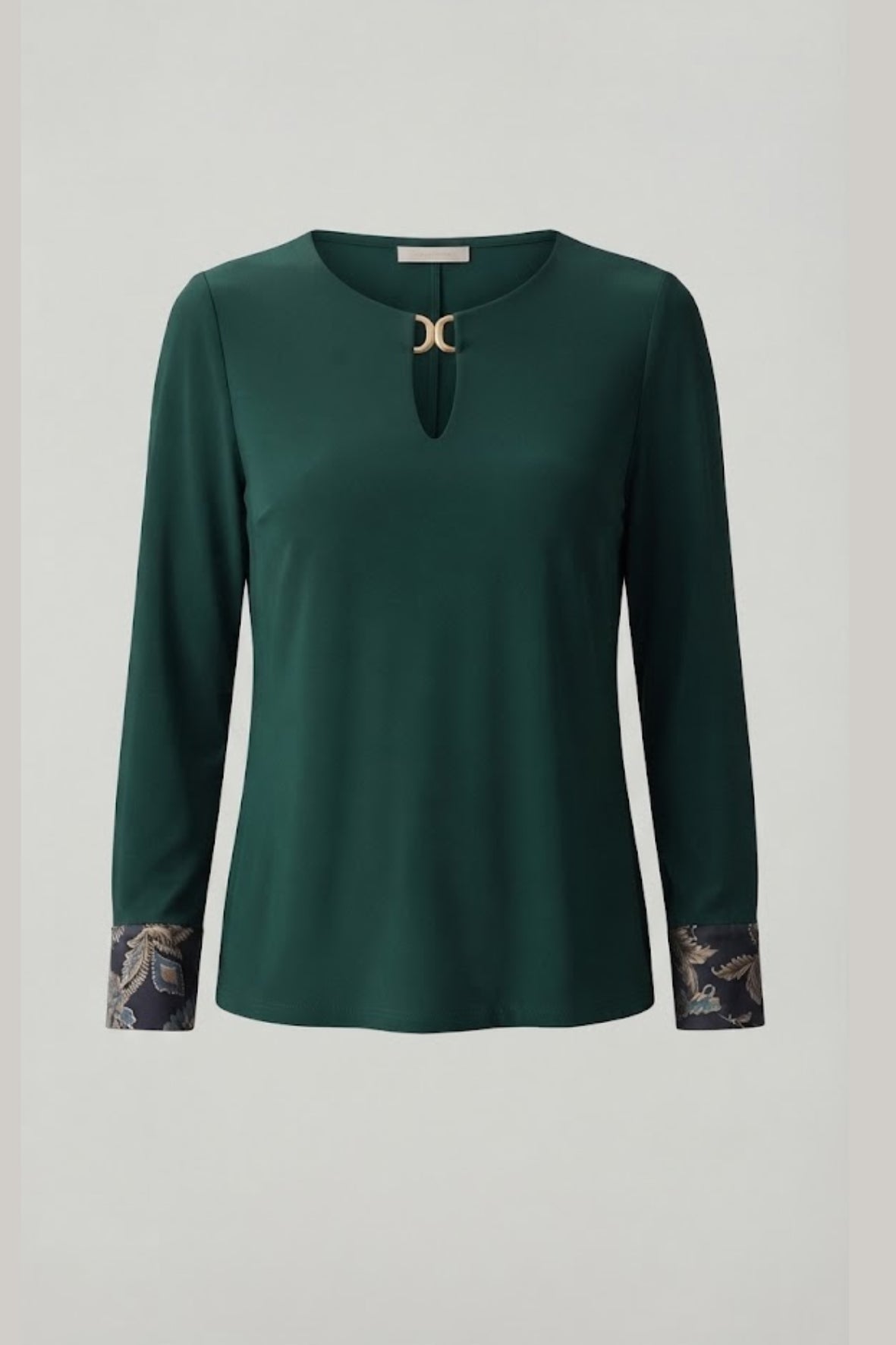 maglia manica fantasia CB03747 VERDE MARICLA 
