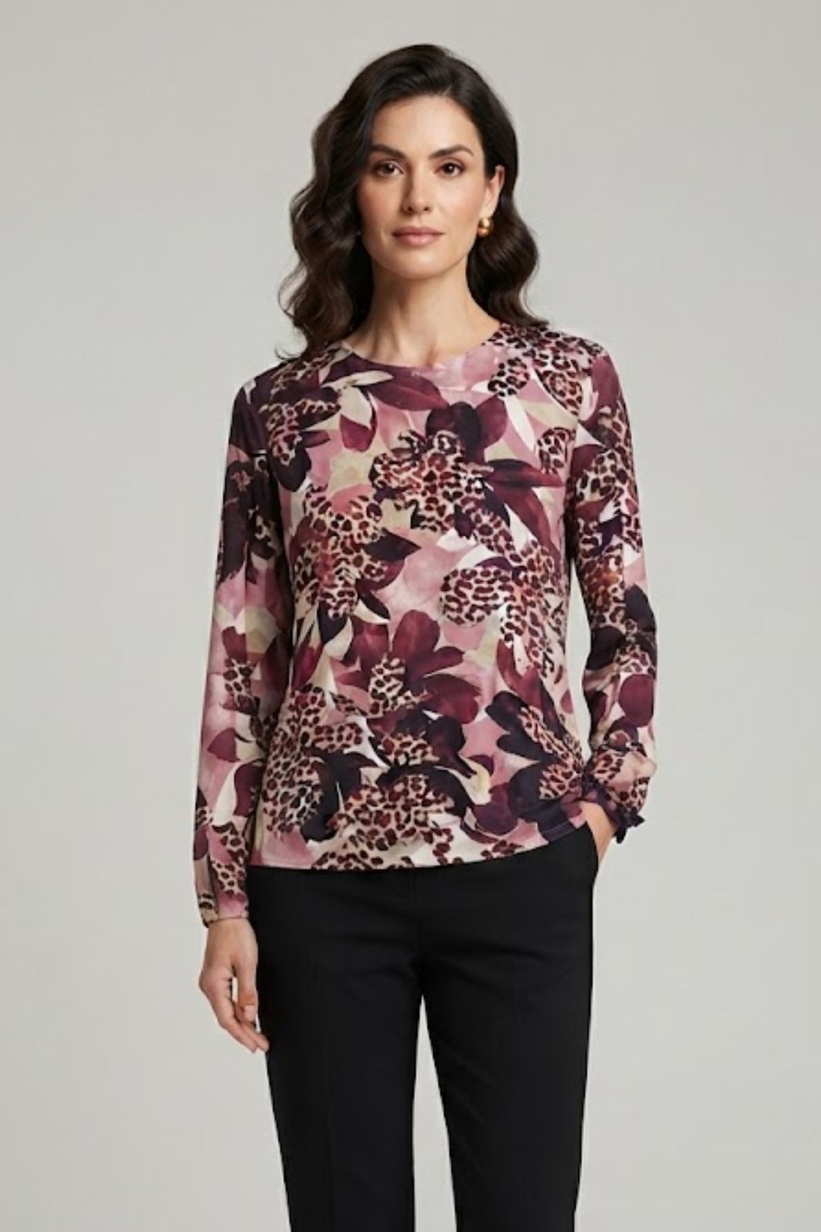 maglia fantasia CF50047 AMARONE MARICLA 