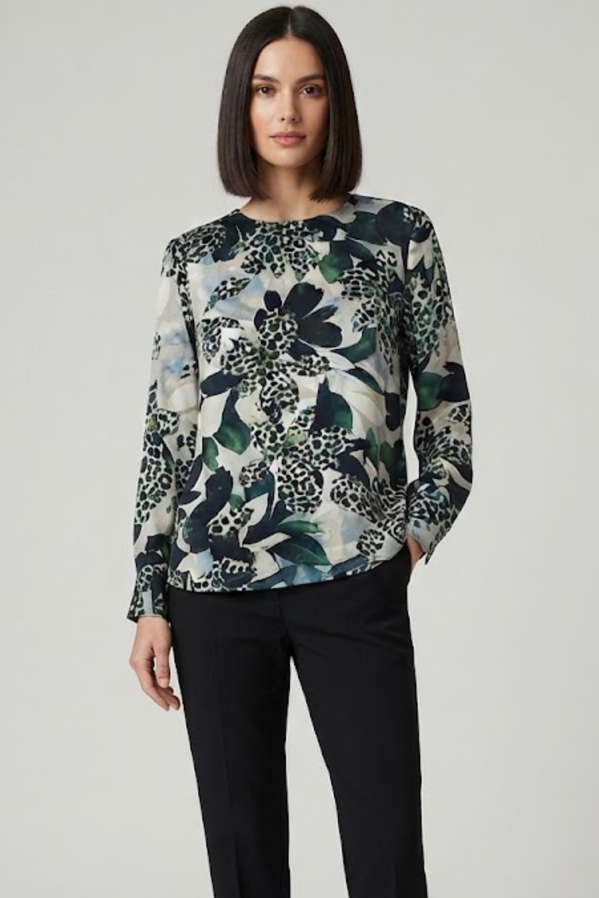 maglia fantasia CF50047 VERDE MARICLA 