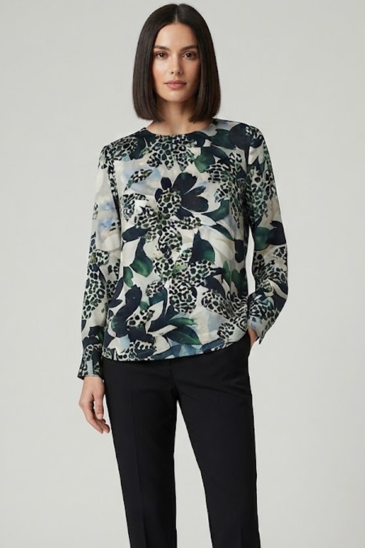 maglia fantasia CF50047 VERDE MARICLA 