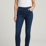 pantalone jeans con friso strass CF70418 BLU MARICLA 