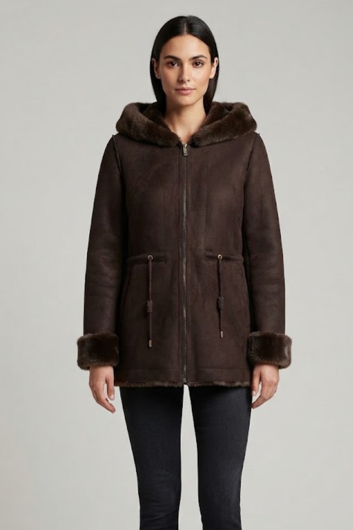 montone parka DB11459 MORO MARICLA 