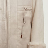 montone parka DB11459 PANNA MARICLA 