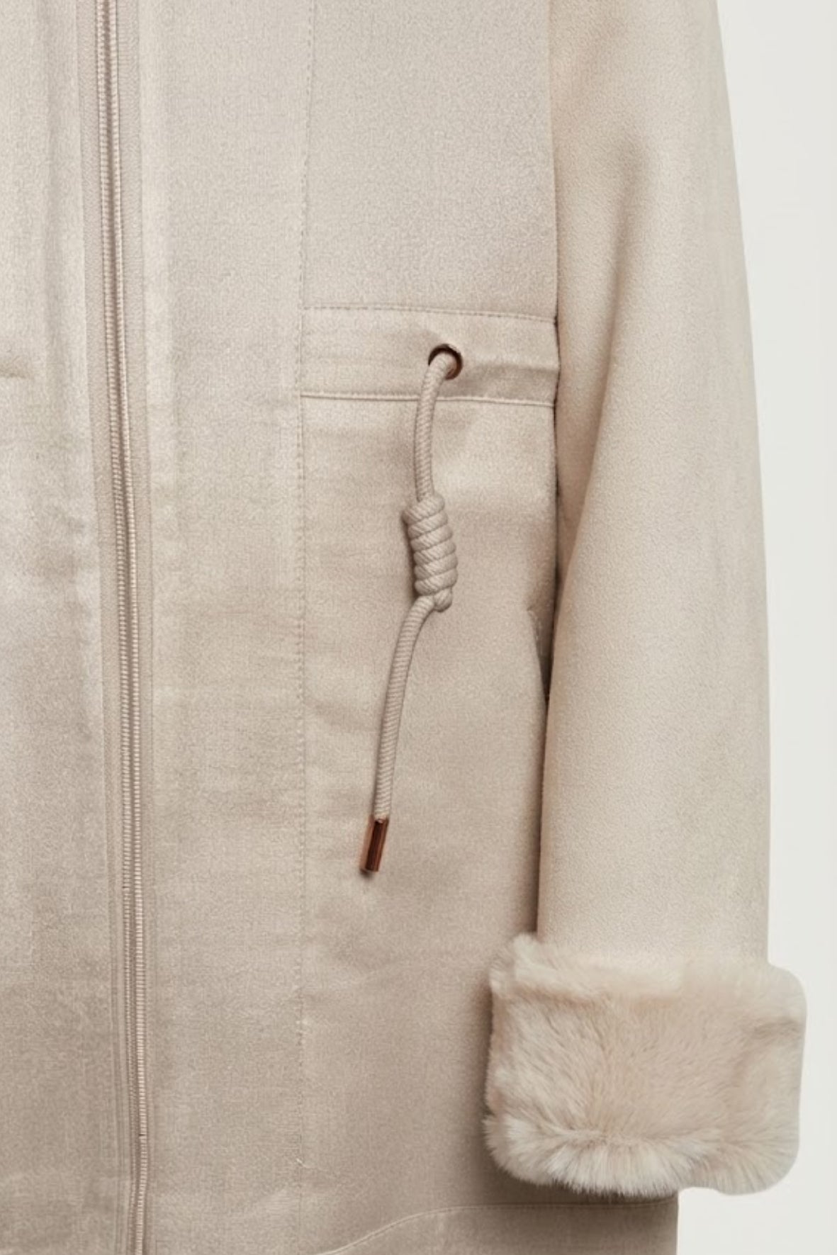 montone parka DB11459 PANNA MARICLA 