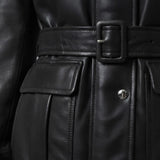 parka ecopelle DB11460 NERO MARICLA 
