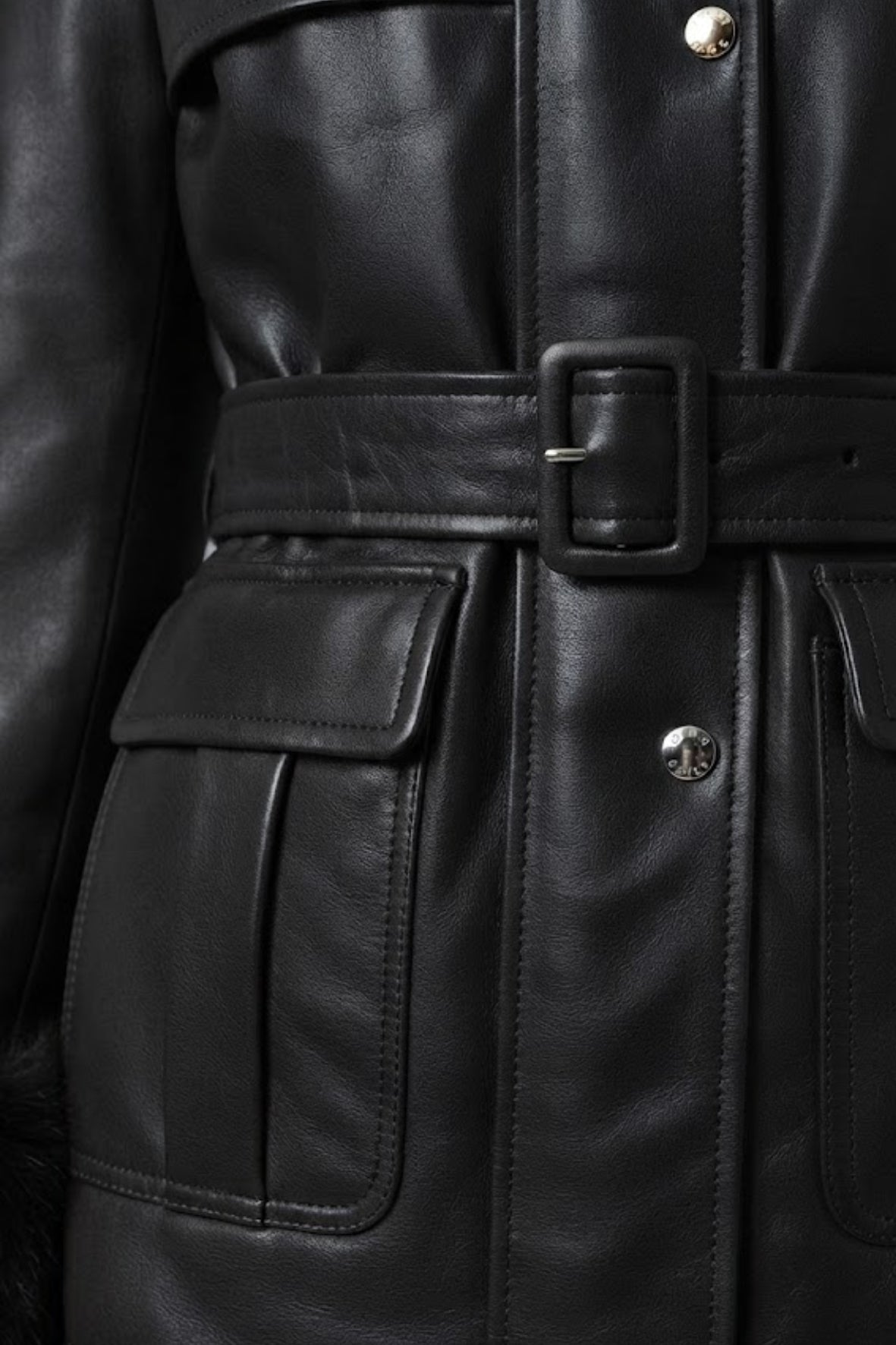 parka ecopelle DB11460 NERO MARICLA 
