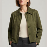 Giacca camicia<BR/> FFAZELIA VERDE MARICLA 